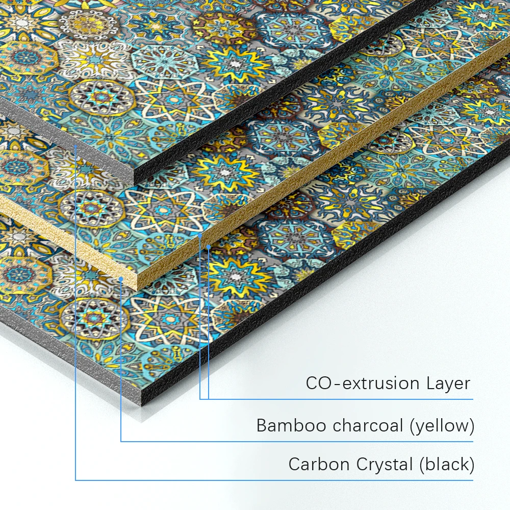 Bambu K&ouml;m&uuml;r Dekoratif Duvar Panosu Pvc Duvar Paneli Wpc Bambu Fiber Duvar Paneli